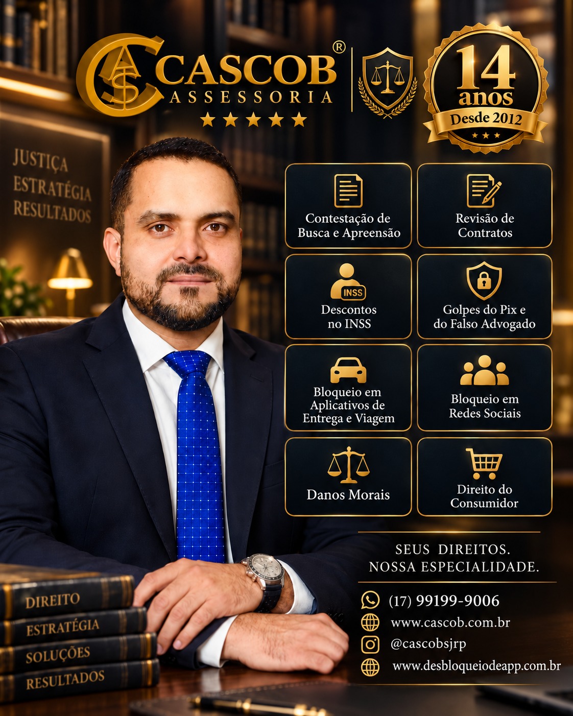 Equipe CASCOB — assessoria jurídica em direito bancário desde 2012